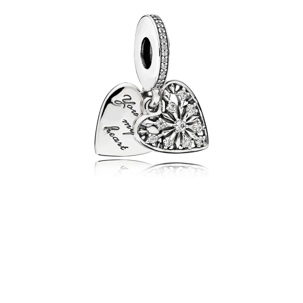 pingente pandora você derrete meu coração 796372cz