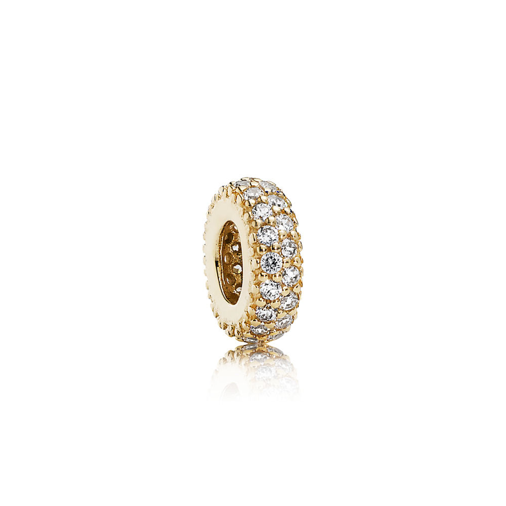separador pandora pavê ouro 750835cz contas