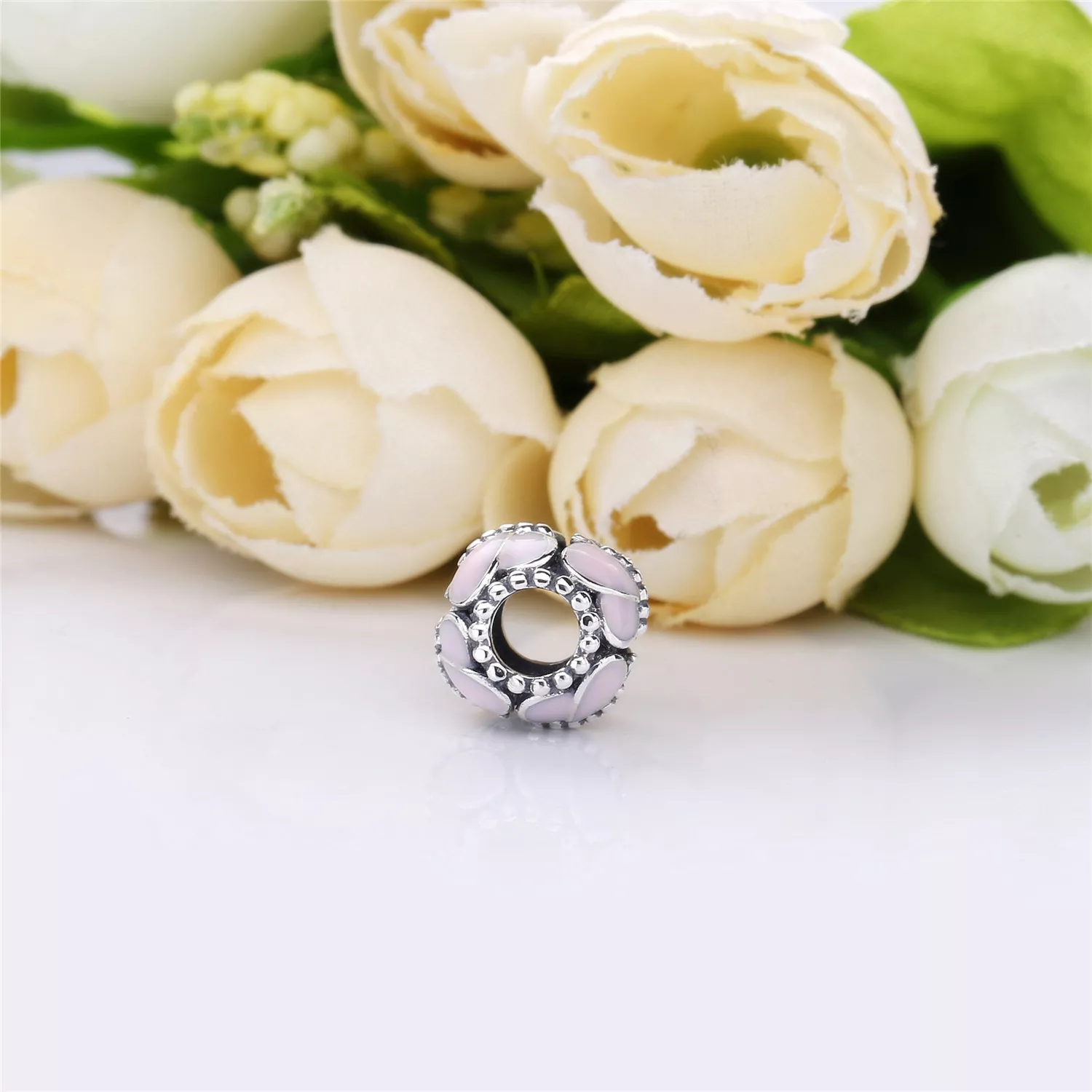 Charm berloques PANDORA Borboleta Rosa