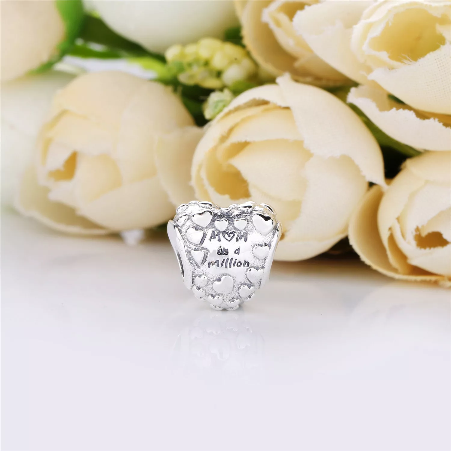 Charm berloques PANDORA Mãe É Única