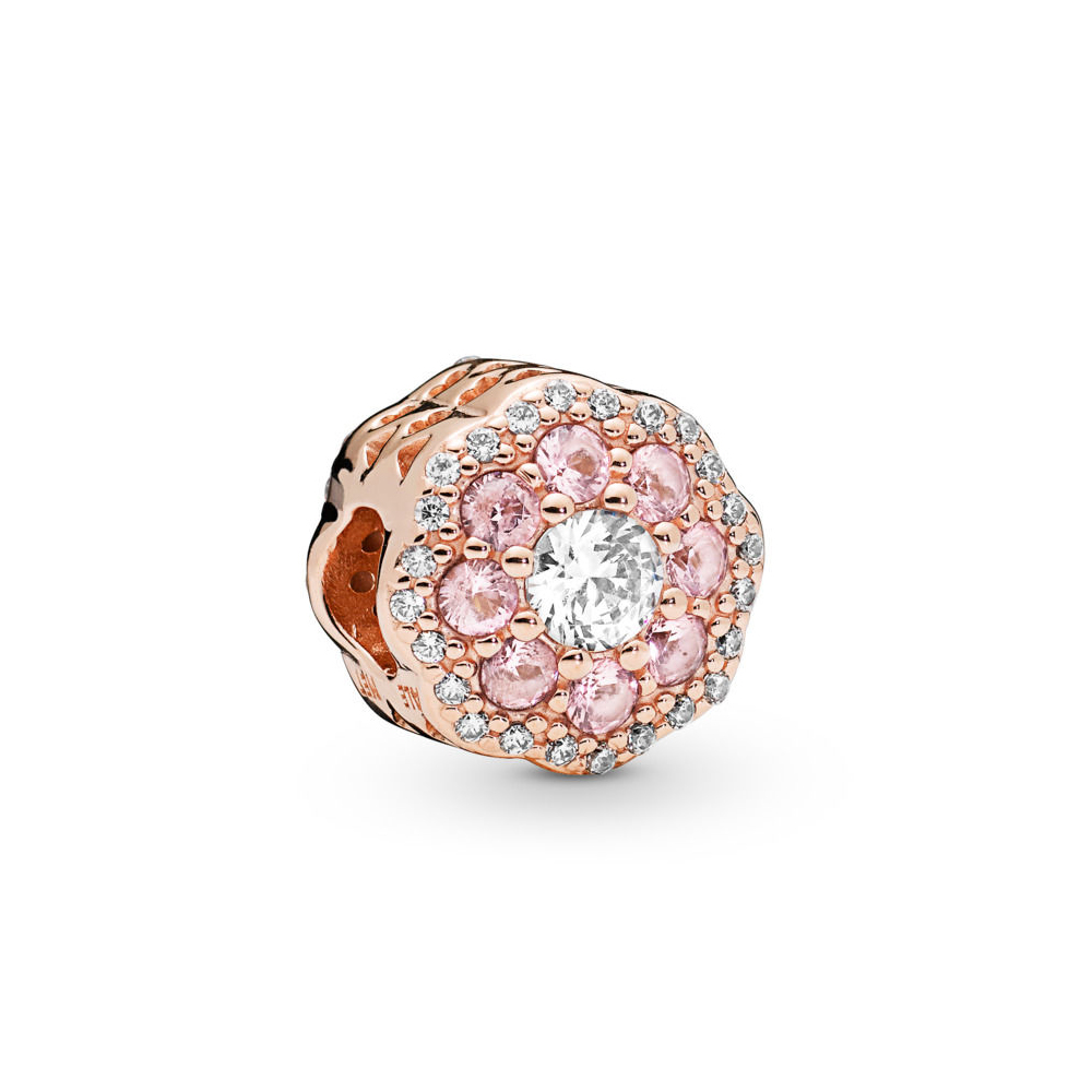 berloque strass rosa pandora