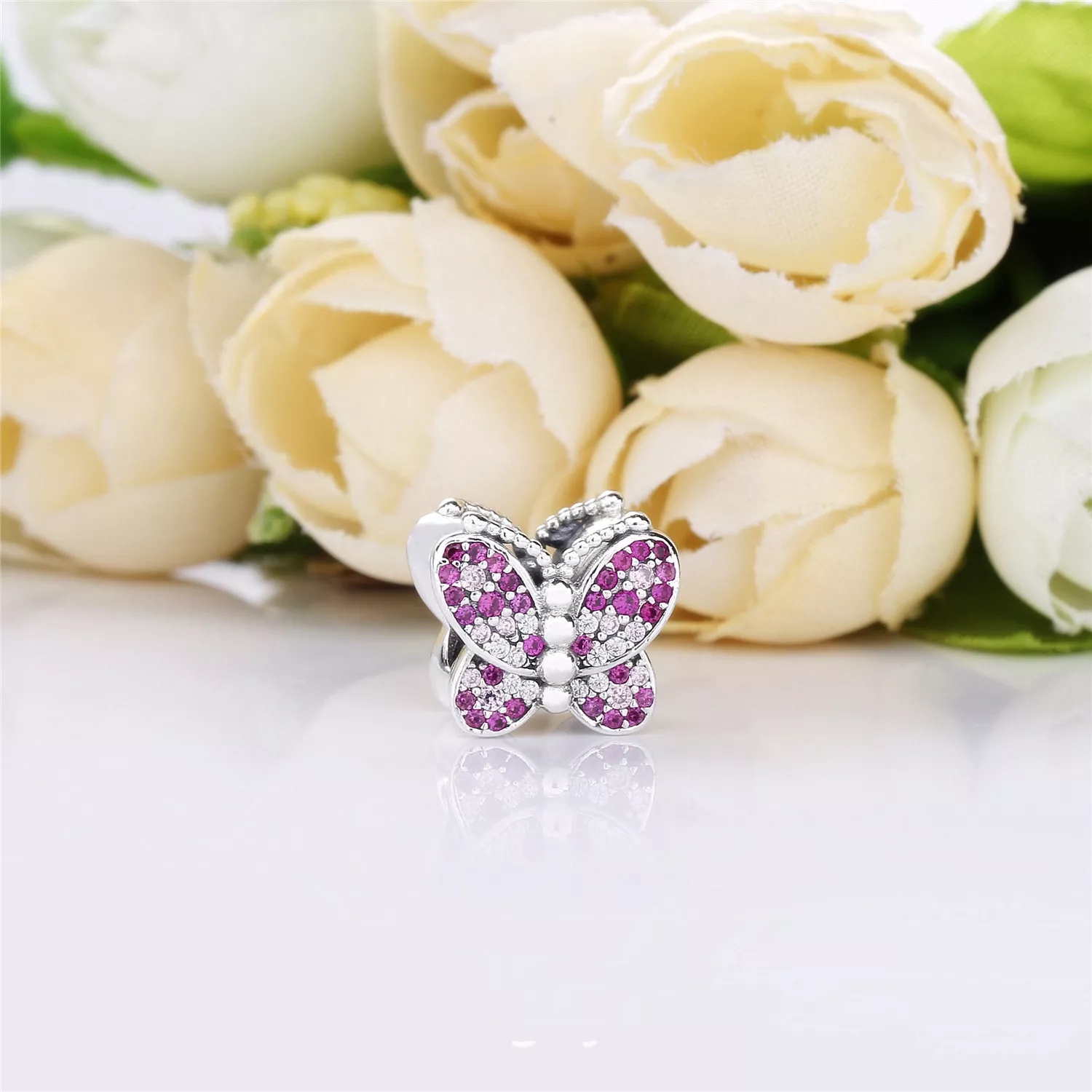 Charm berloques PANDORA Encantadora Borboleta