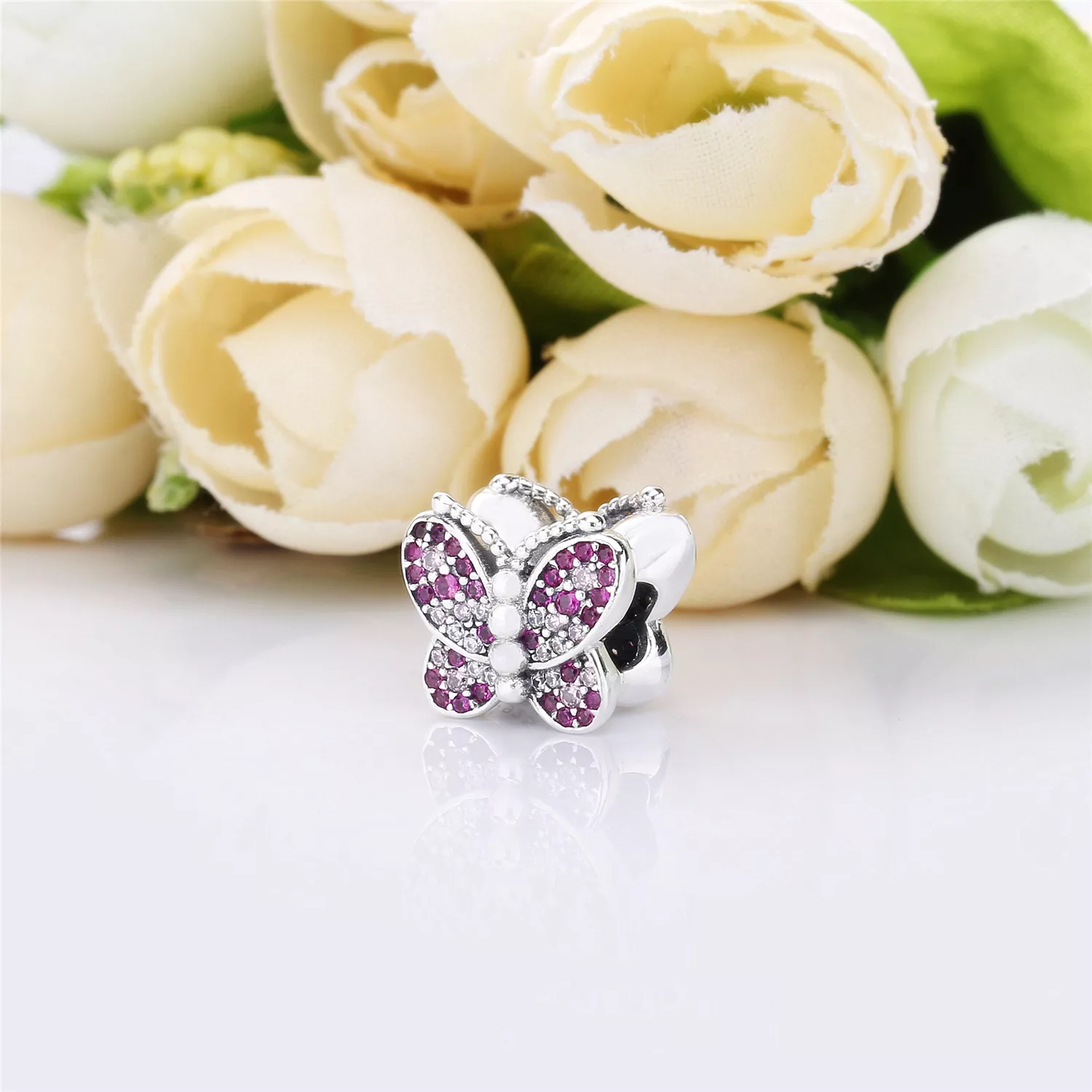 Charm berloques PANDORA Encantadora Borboleta