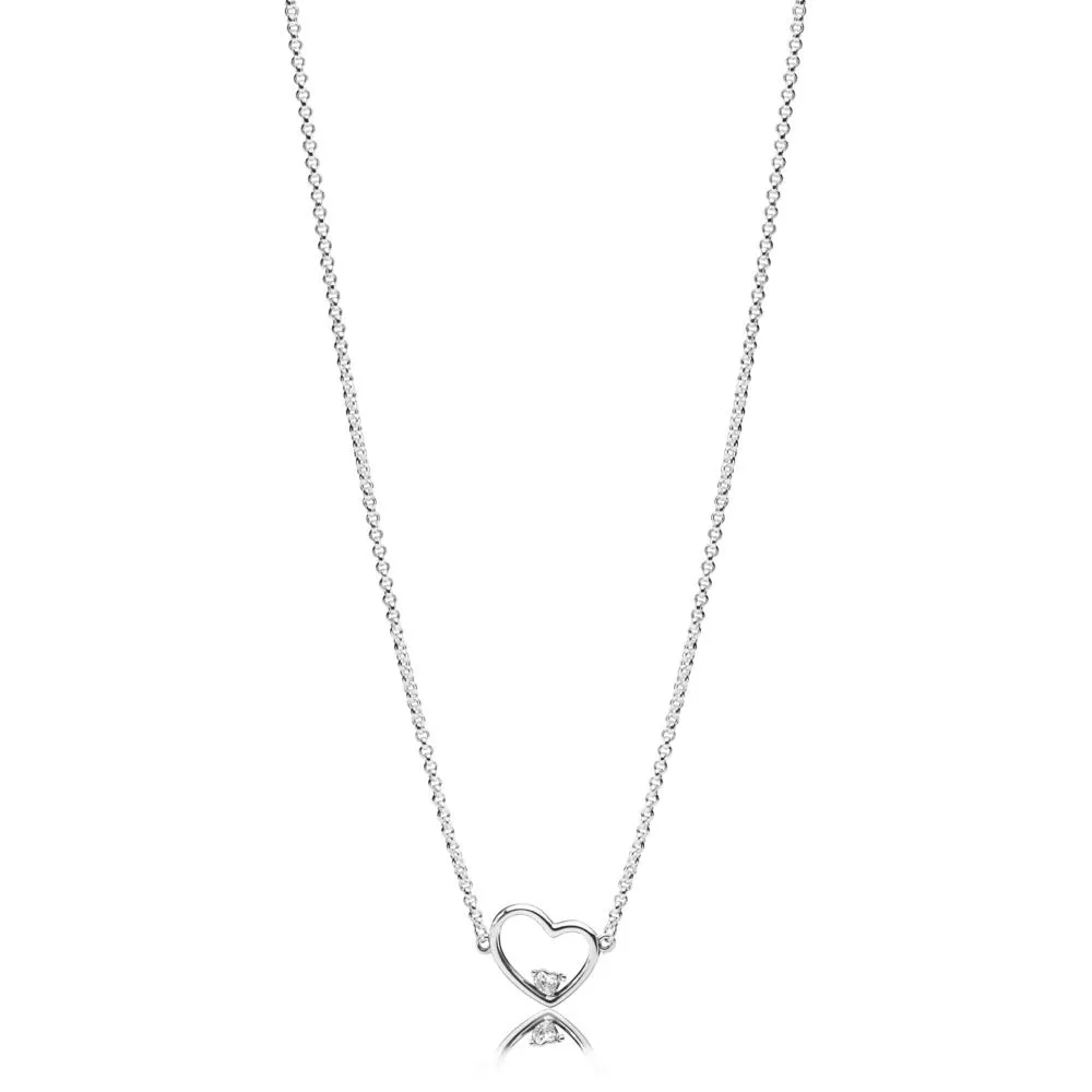 colar amor do coracao pandora