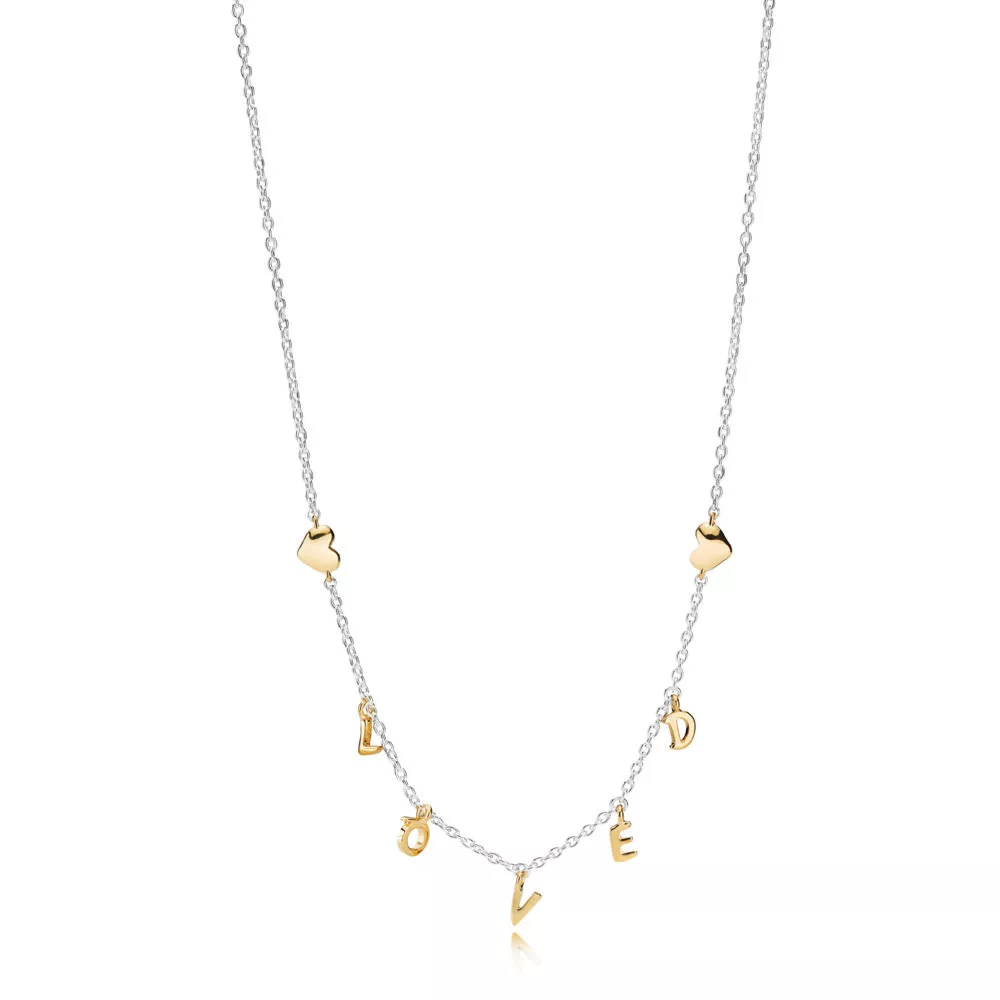 Colar PANDORA VOCÊ É AMADA - Colar PANDORA Você É Amada