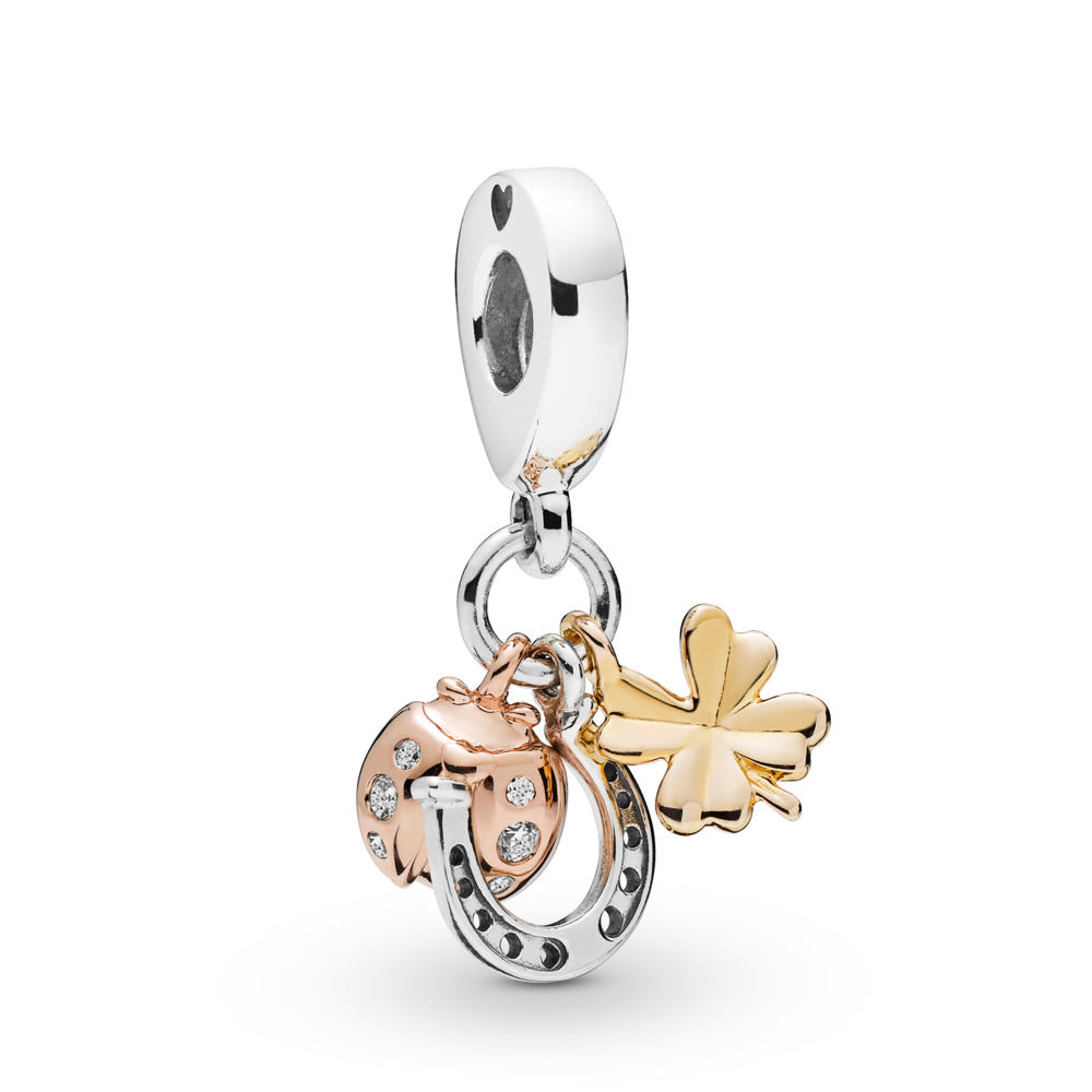 pingente joaninha pandora