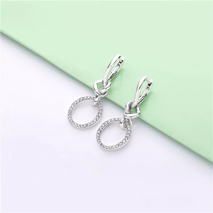 Brinco Coração Atado Pandora - 298110CZ