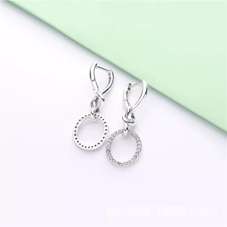 Brinco Coração Atado Pandora - 298110CZ