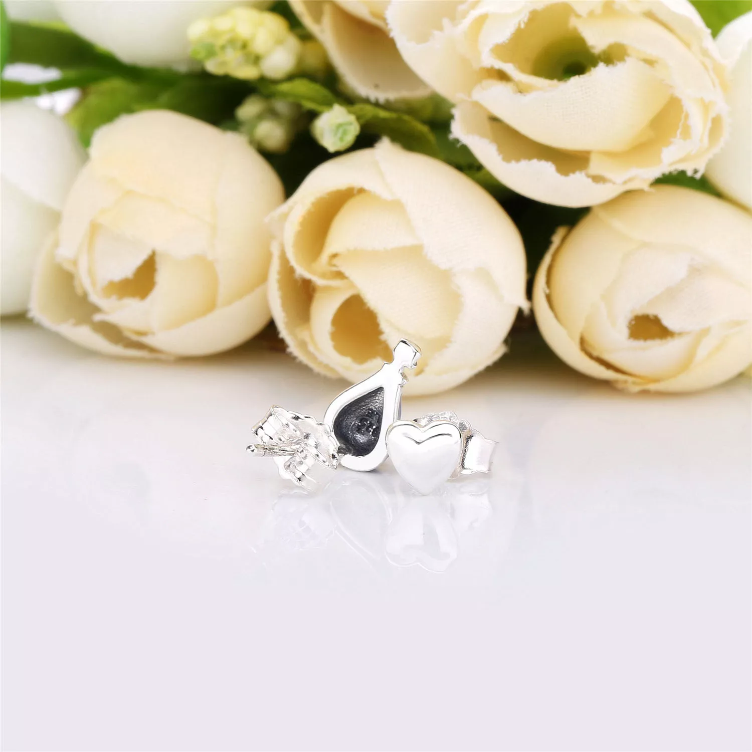 Brincos Petit Balão de Ar Quente & Coração Pandora - 298058EN195