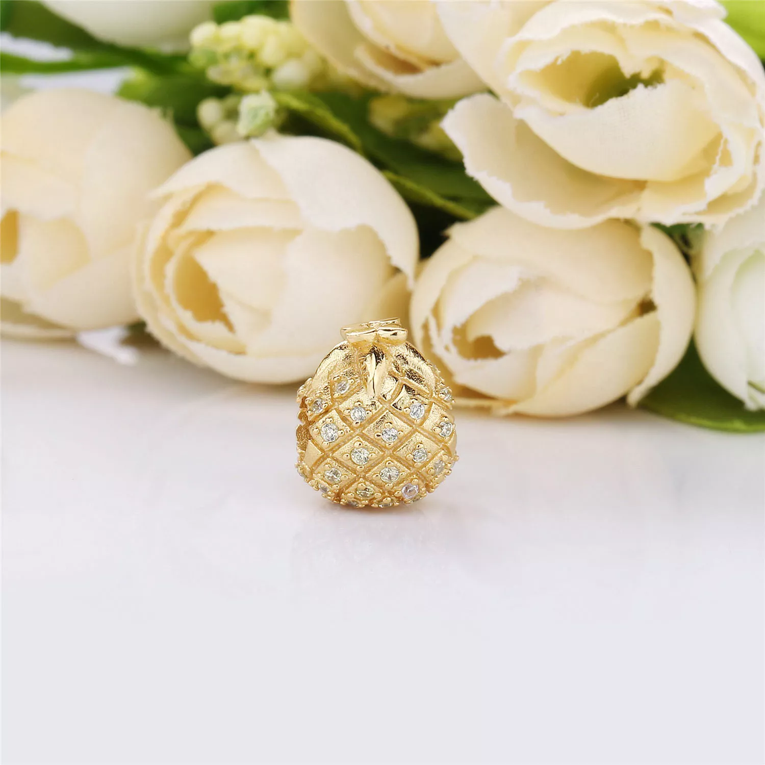Charm Abacaxi dourado Pandora Shine - 767904CCZ