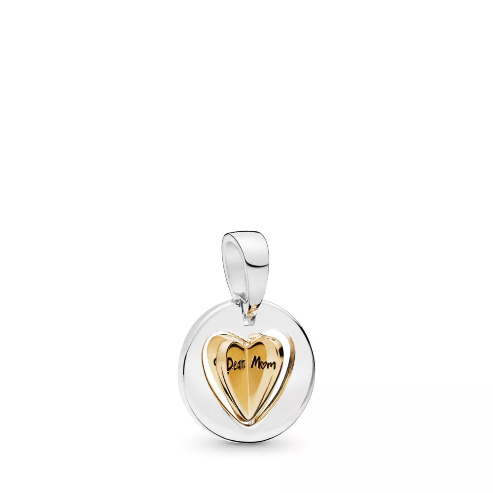 Charm Pendente Coração dourado da mamãe Pandora - 767774