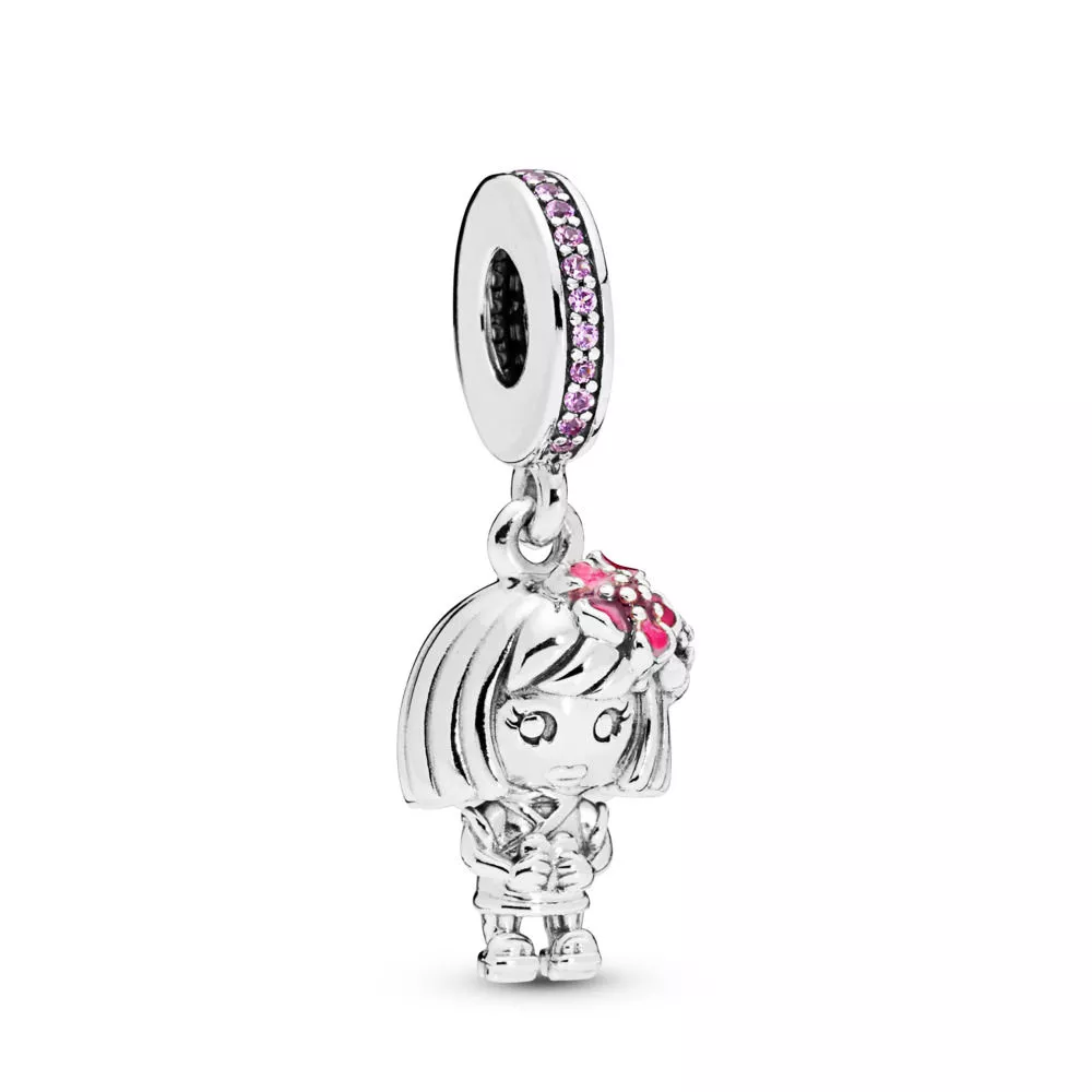 Charm Pendente Garota-flor chinesa Pandora - 798114SSP