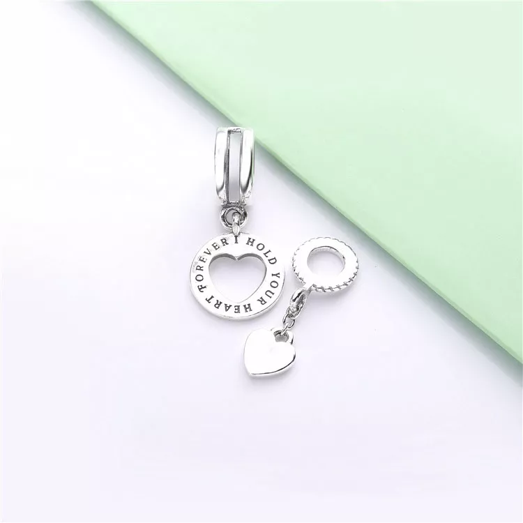 Charm Pendente Mantenha seu coração dividido Pandora - 798115