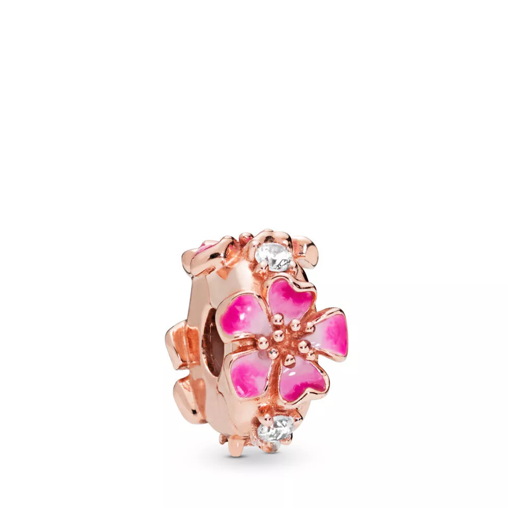 Clipe Flor de Flor de Pêssego Pandora Rose - 788099CZ