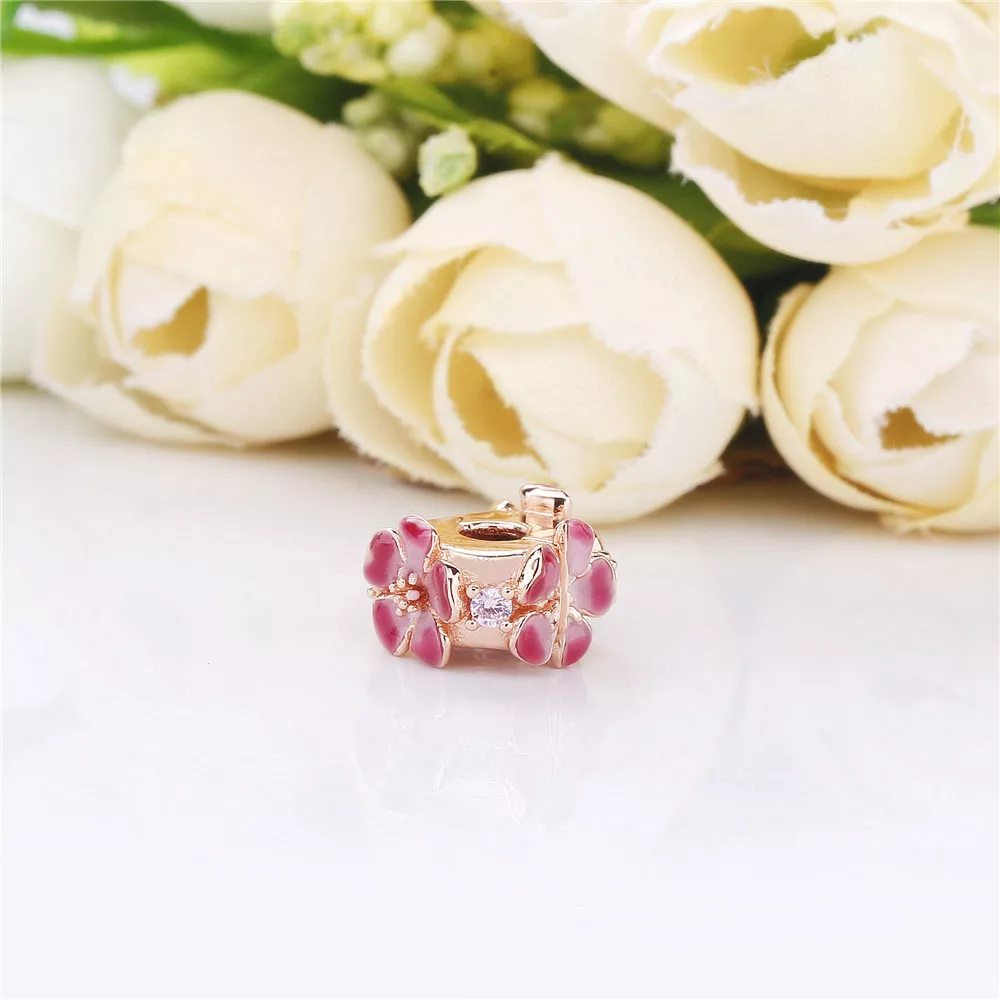Clipe Flor de Flor de Pêssego Pandora Rose - 788099CZ