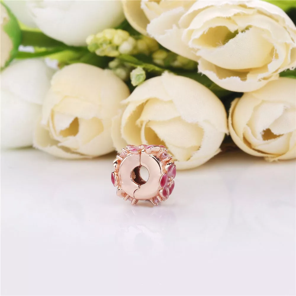 Clipe Flor de Flor de Pêssego Pandora Rose - 788099CZ