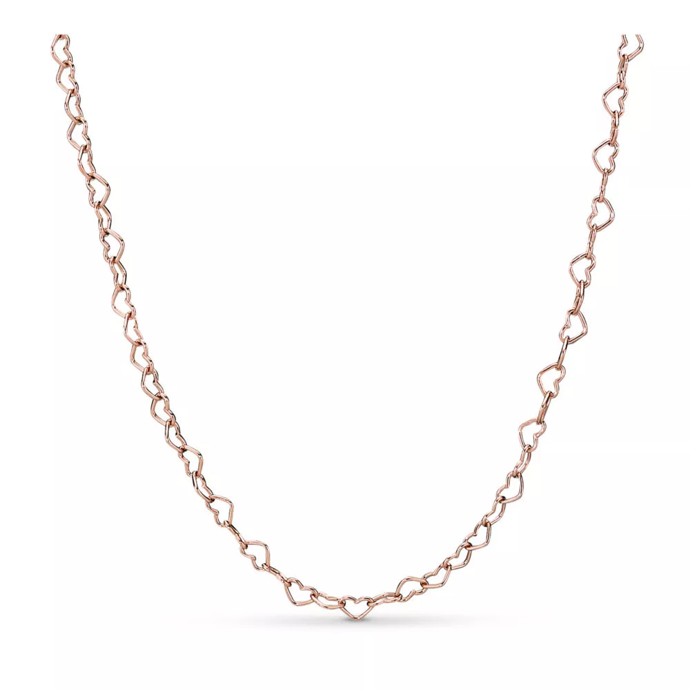 Colar Corações unidos Pandora Rose - 387961