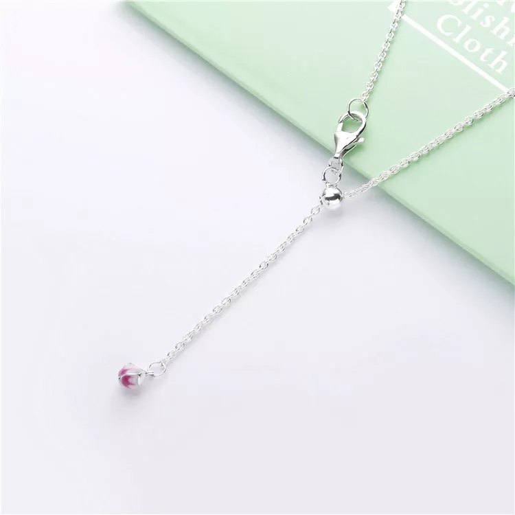 Colar Flor de Flor de Pêssego Pandora - 398074NCCMX