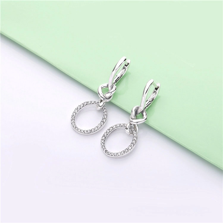 (imagem para) Brinco Coração Atado Pandora - 298110CZ - Visualizar 2