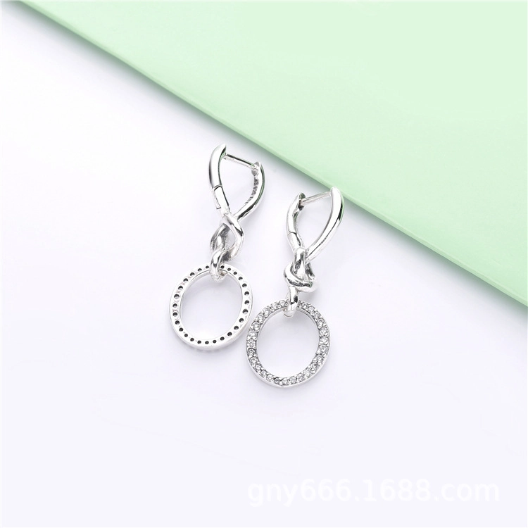 (imagem para) Brinco Coração Atado Pandora - 298110CZ - Visualizar 4