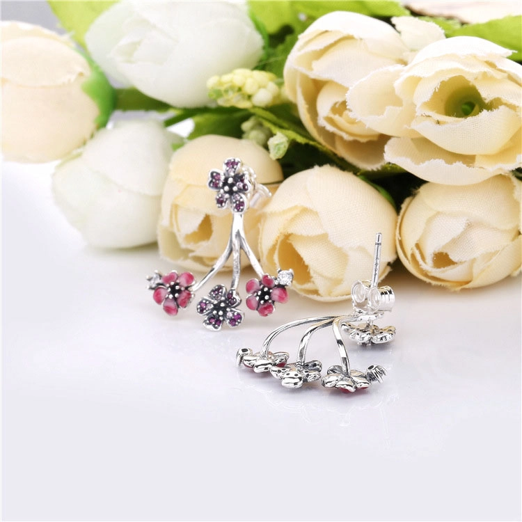 (imagem para) Brincos Petit Flores de Flor de Pêssego Pandora - 298113NCCMX - Visualizar 5