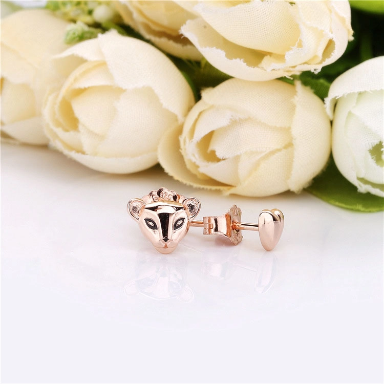 (imagem para) Brincos Petit Princesa Leão & Coração Pandora Rose - 288022EN16 - Visualizar 3