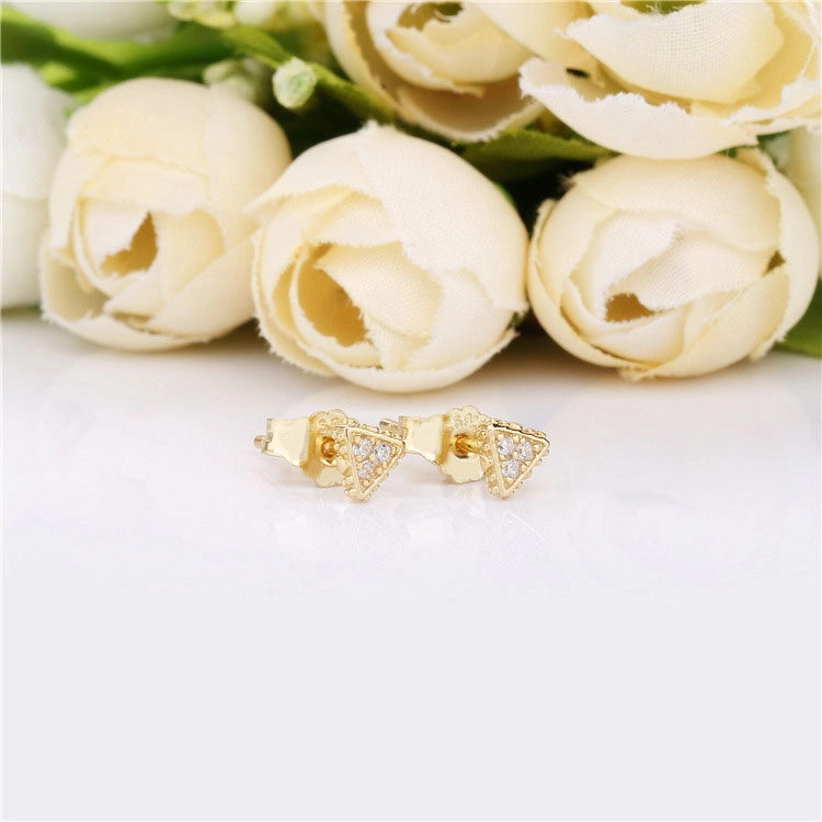 (imagem para) Brincos Petit Triângulos cintilantes Pandora - 268030CZ - Visualizar 3