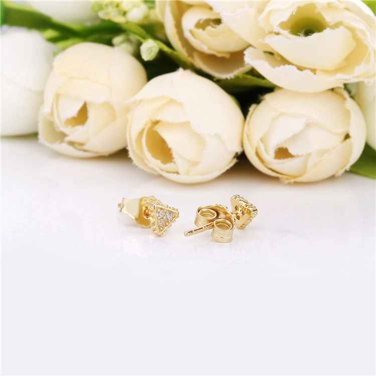 (imagem para) Brincos Petit Triângulos cintilantes Pandora - 268030CZ - Visualizar 4