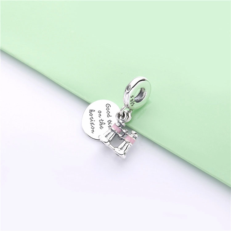 (imagem para) Charm Pendente Binóculos cardíacos Pandora - 798062CZ - Visualizar 2