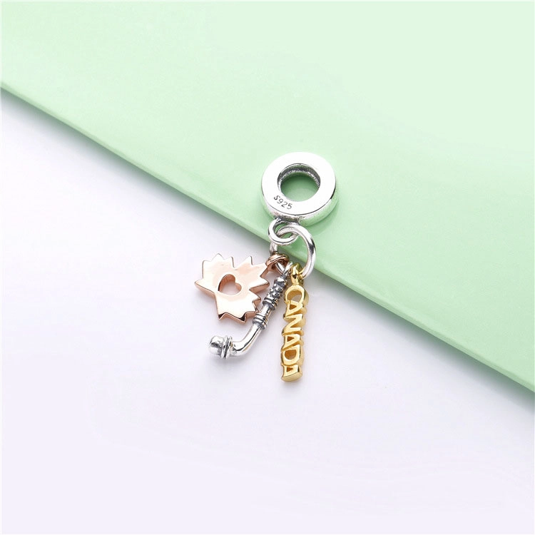 (imagem para) Charm Pendente Canadá Pandora - 798028 - Visualizar 4