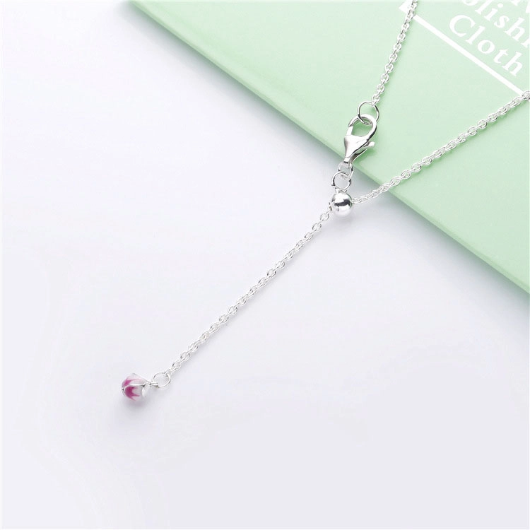 (imagem para) Colar Flor de Flor de Pêssego Pandora - 398074NCCMX - Visualizar 6