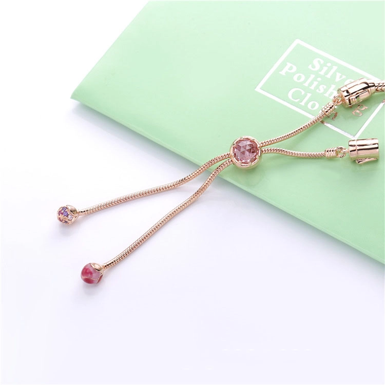 (imagem para) Pulseira Flor de Flor de Pêssego Pandora - 588093NCCMX - Visualizar 4