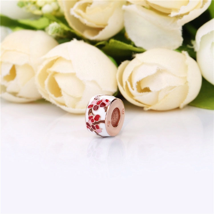 (imagem para) Separador Flor de Flor de Pêssego Pandora Rosa - 788111ENMX - Visualizar 3
