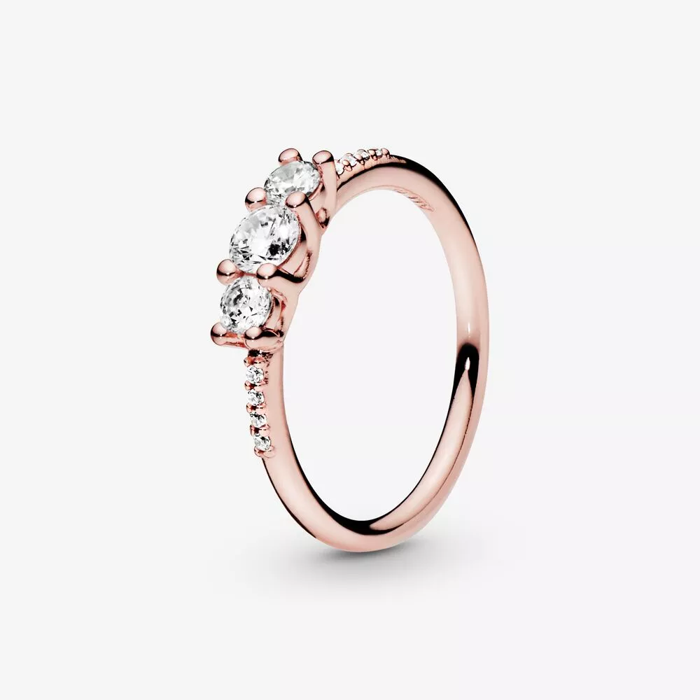 Anel Elegância cintilante Pandora Rose - 186242CZ