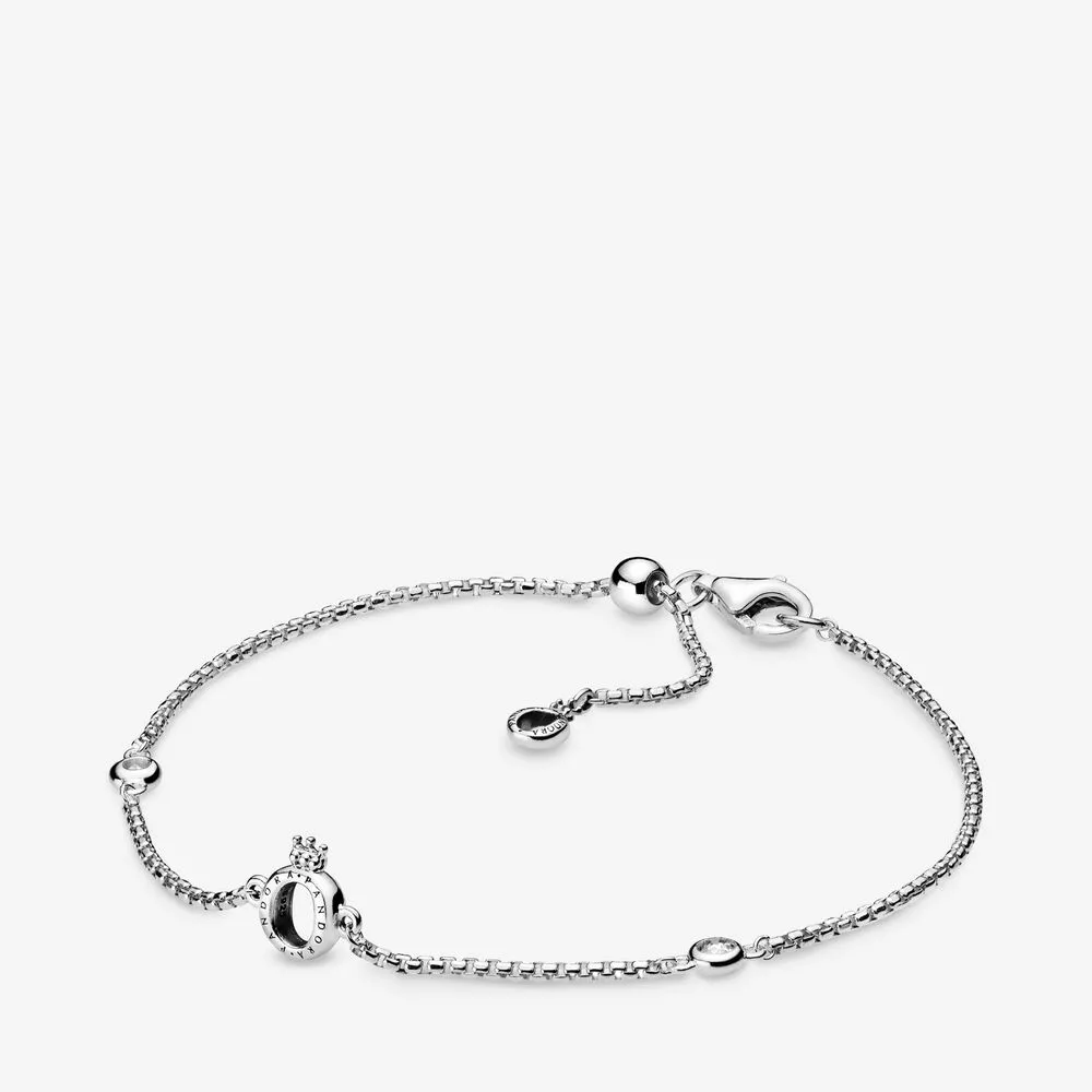 Bracelete Ajustável O Coroa Pandora - 598276CZ