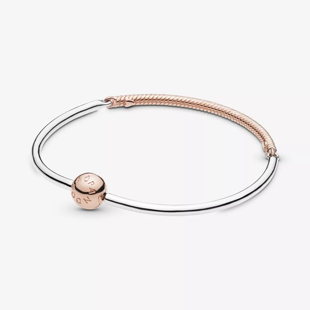 Bracelete Triplo Rígido Pandora Rose - 588143