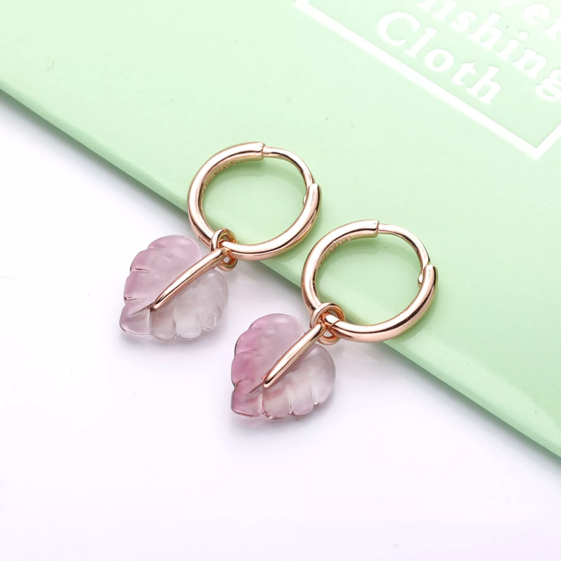 Brinco Vidro Murano Rosa & Sai Pandora - 288317PMU