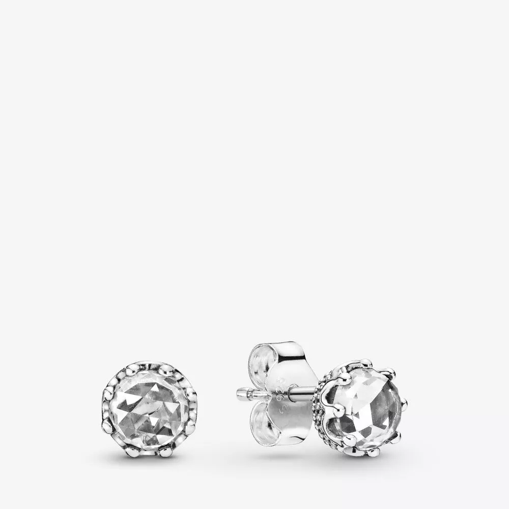 Brincos Clear Sparkling Crown Pandora - 298311CZ