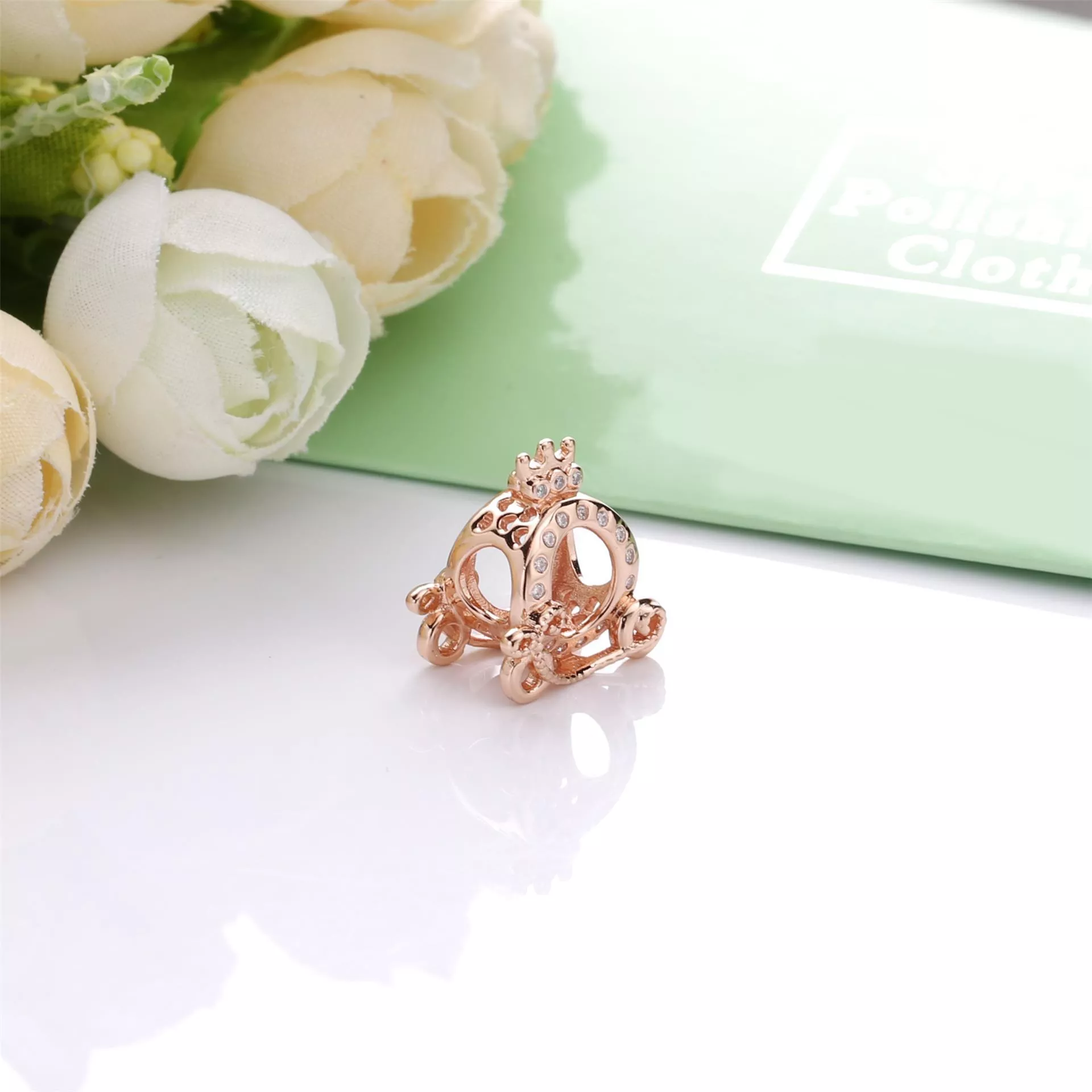 Charm Crown O Carruagem Pandora Rosa - 788129CZ