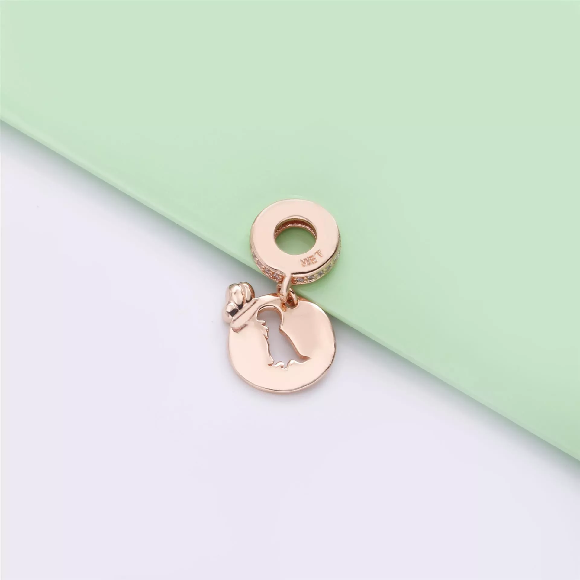 Charm Pendente Amizade dinossauro & borboleta Pandora Rose - 788180CZ