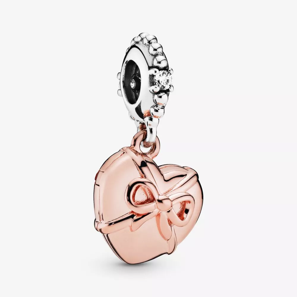 Charm Pendente Coração brasileiro Pandora Rose - 788025CZ