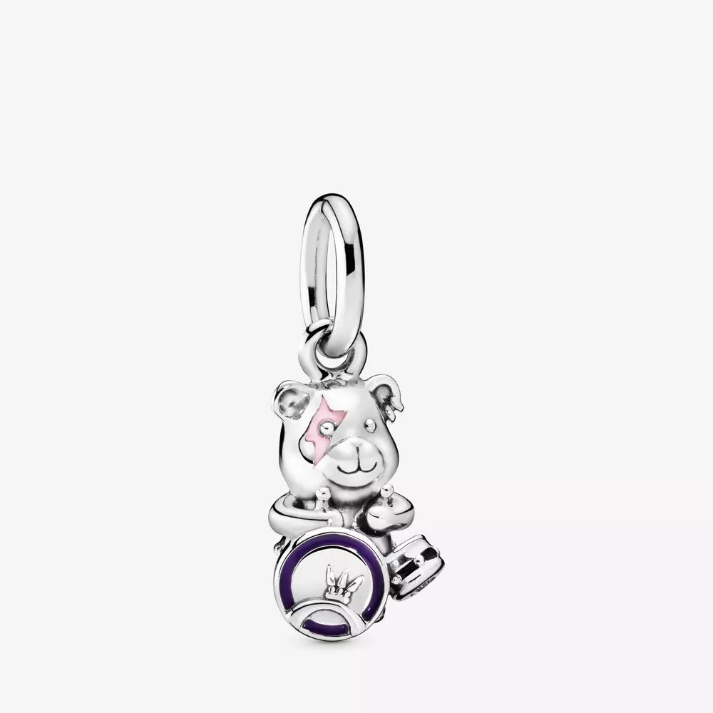 Charm Pendente Ursinho Theodore Baterista - 798281ENMX
