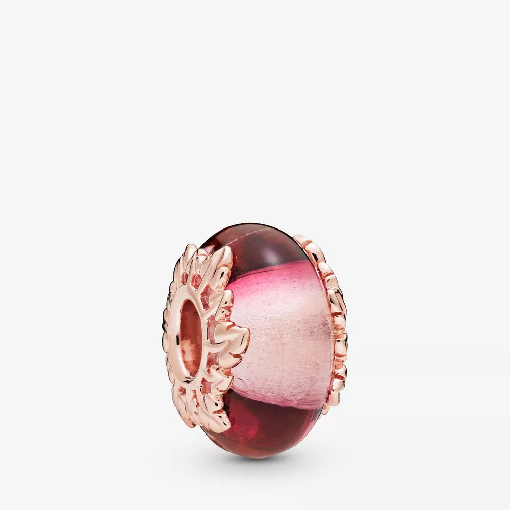Charm Vidro Murano Rosa & Sai Pandora - 788244