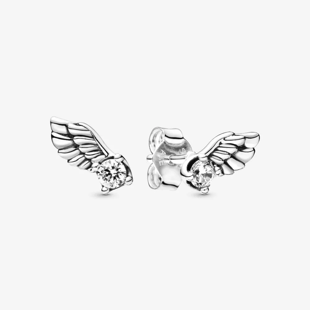 Brincos Sparkling Angel Wing Pandora - 298501C01