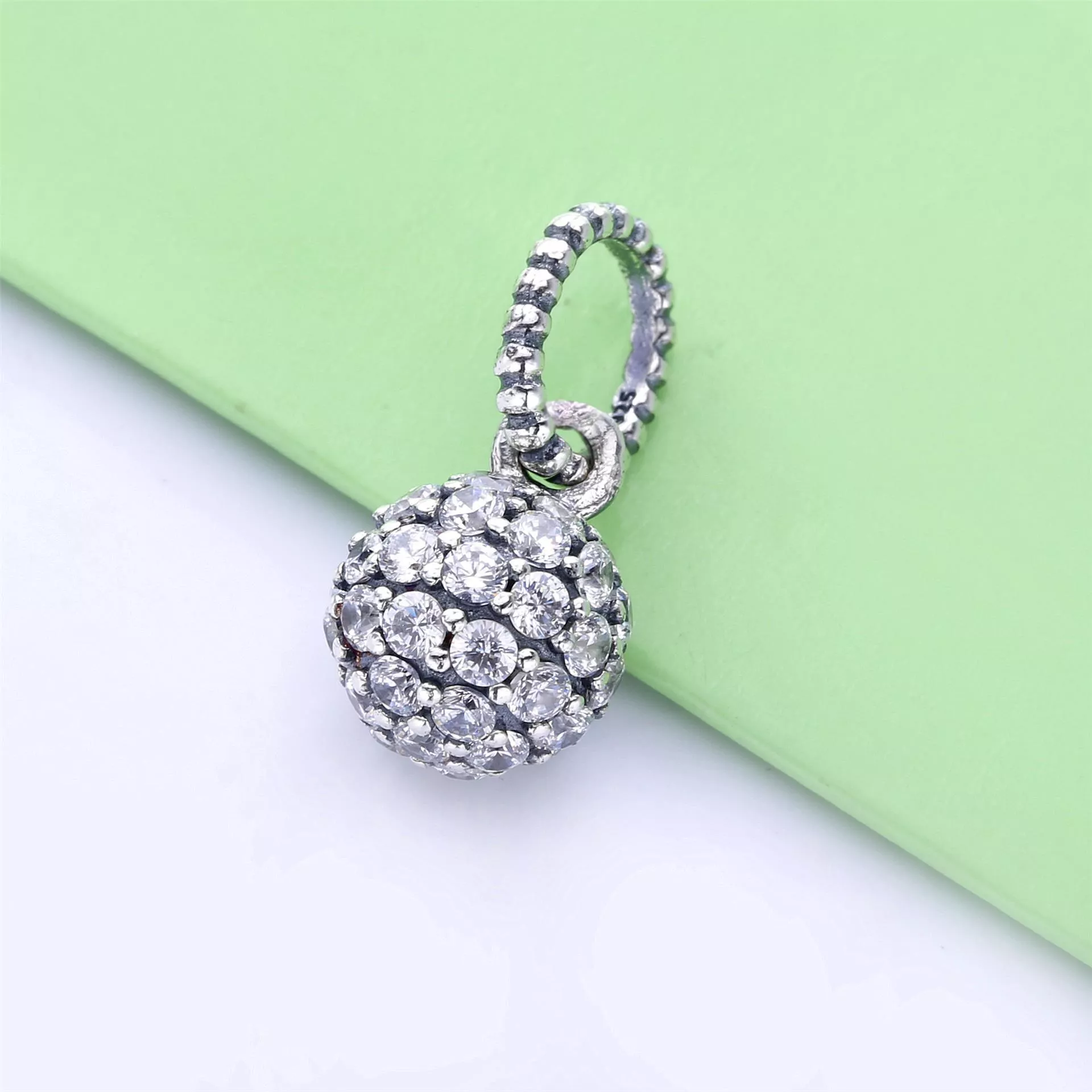 Charm Pendente Esfera Brilhante - 398690C01