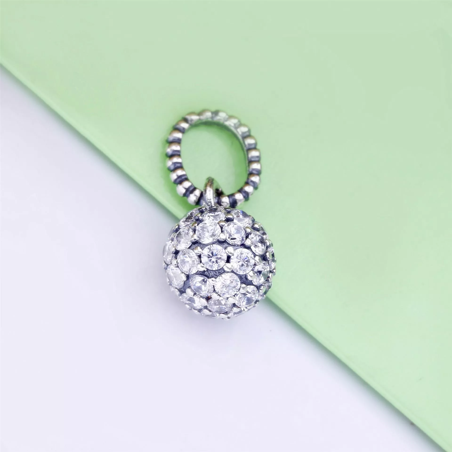 Charm Pendente Esfera Brilhante - 398690C01