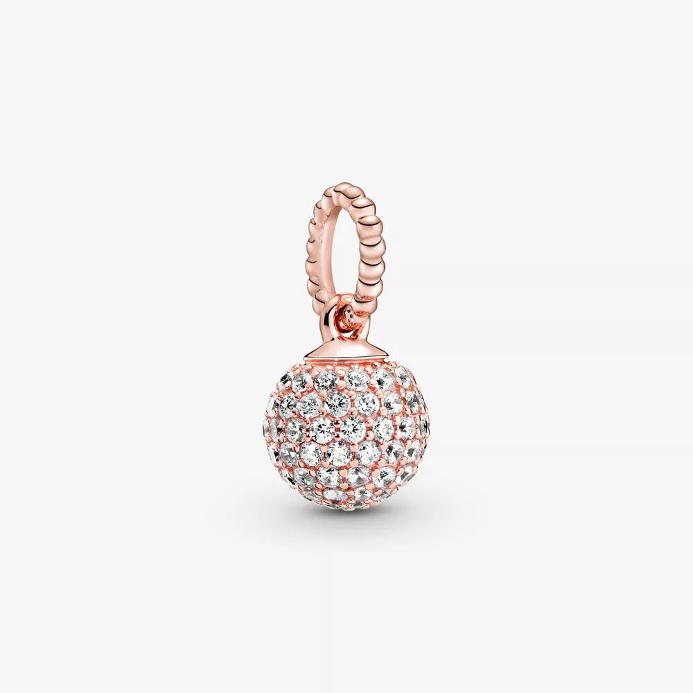 Charm Pendente Pandora Rose Esfera Brilhante - 388686C01