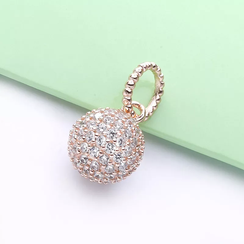 Charm Pendente Pandora Rose Esfera Brilhante - 388686C01