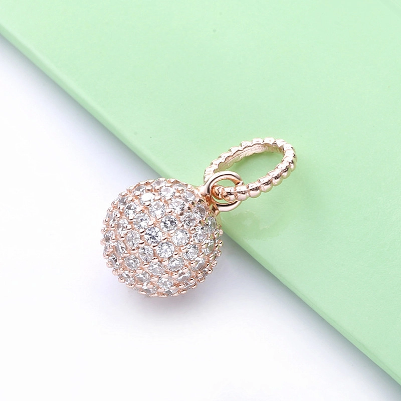 (imagem para) Charm Pendente Pandora Rose Esfera Brilhante - 388686C01 - Visualizar 2
