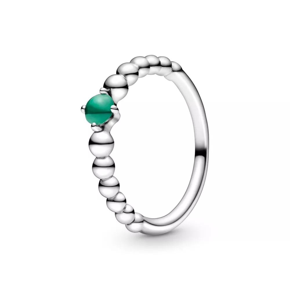Anel Rainforest Green Beaded Pandora - 198867C05